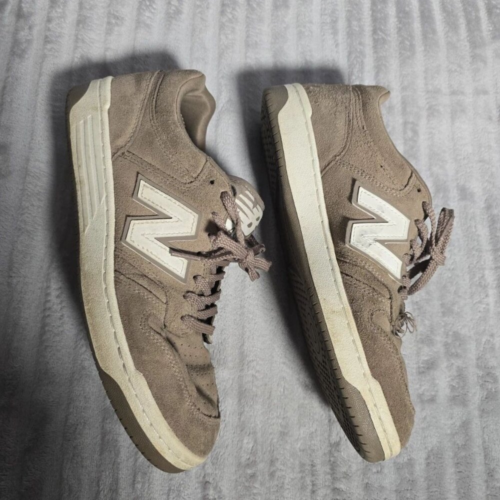 New Balance 480 Suede Sneakers‎ Men 10 Tan Beige Low Top Casual Shoes